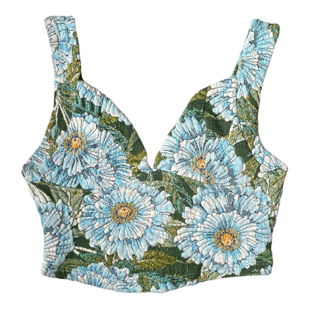Zara Floral Flowered Top